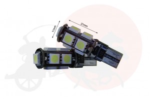 LED DIODA T10 9SMD CANBUS